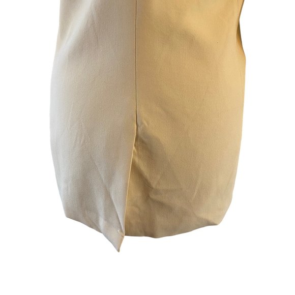 Lafayette 148 Pale Yellow Shoulder Padded Blazer Womens Medium - Picture 9 of 12